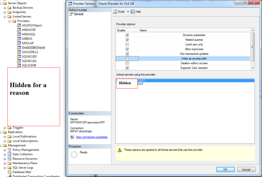 NONCLUSTEREDandNOTINTEGRATED