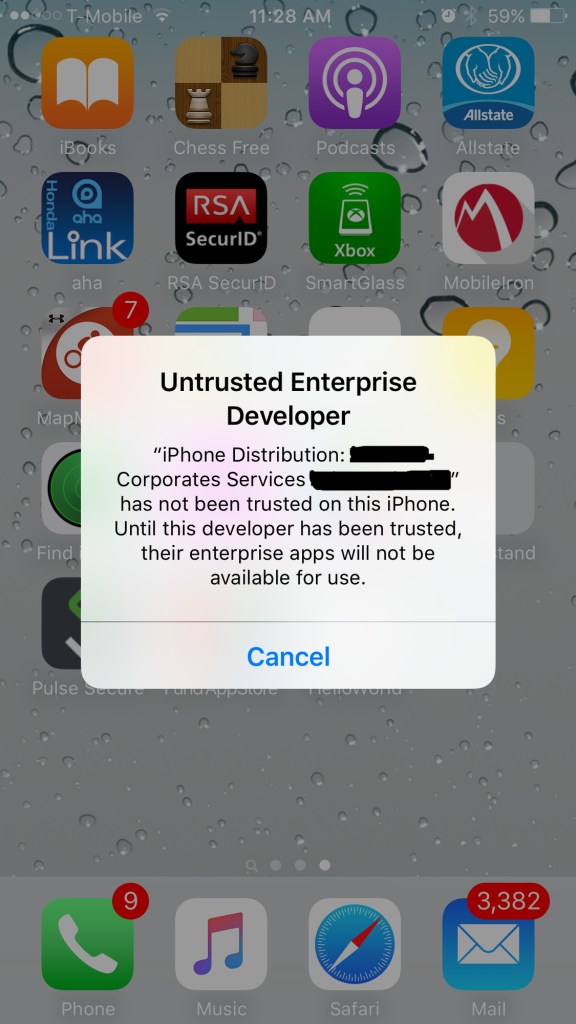 UnTrusted Enterprise Developer