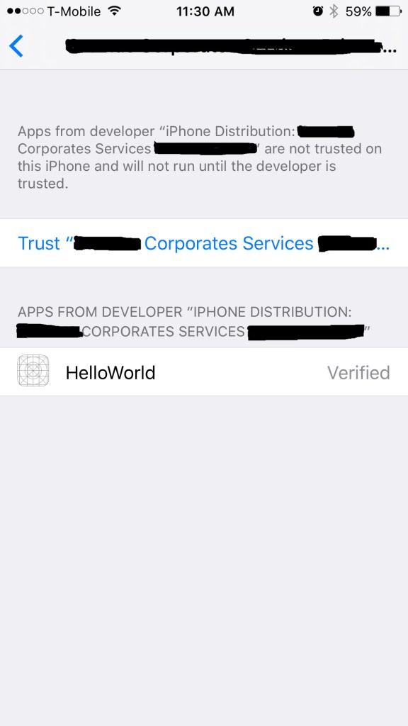Trust Enterprise Developer