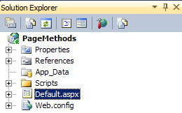 Structureofanewlycreatedasp.netwebapplication